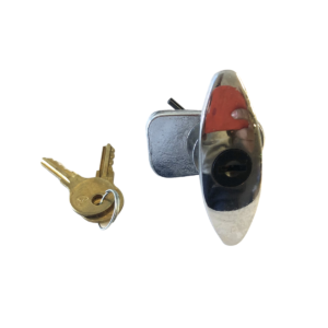 Manija Porton Con Llave Renault 4l 4s Plateado