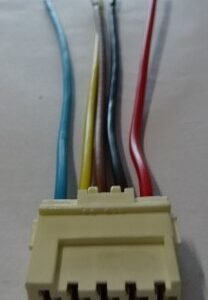 Ficha 5 Vias Tecla Levanta Cristal Fuego