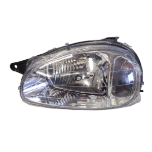 Optica Corsa Izquierda 99/11 Liso Cromado Policarbonato Izquierdo