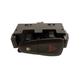 Tecla Baliza Y Traba Puerta Renault Logan Sandero Kangoo18 Negro