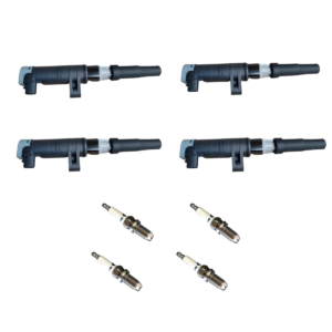 Kit X 4 Bobina Encendido Lapiz Motor 1.6 16v K4m + 4 Bujias